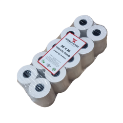 56x25 Termal Rulo Yazarkasa POS Rulosu 10'lu Paket
